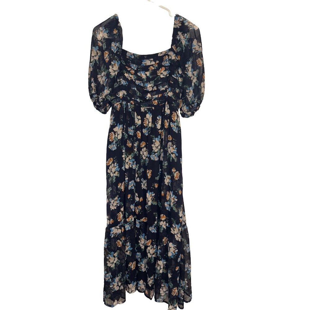 NWT‎ Lauren Conrad Dress Navy Floral